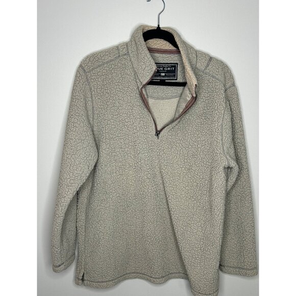 True grit 1/4 zip long sleeve shirt pull over jacket medium weight - Picture 1 of 9